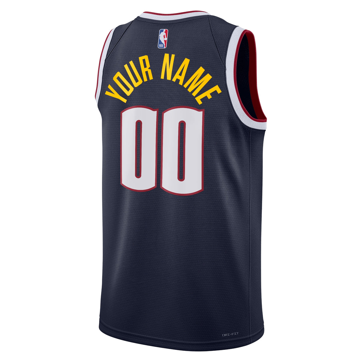Denver Nuggets Nike Icon Swingman Jersey - Custom - Unisex
