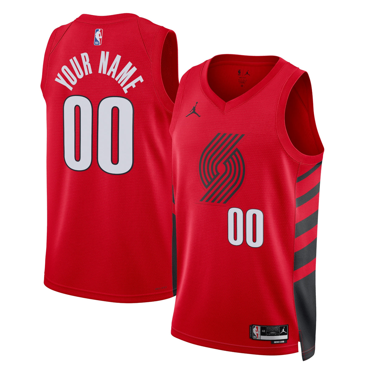 Portland Trail Blazers Jordan Statement Swingman Jersey - Custom - Unisex