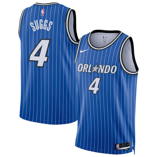 Jalen Suggs Orlando Magic Icon Edition Replica Swingman Jersey - Blue - Unisex