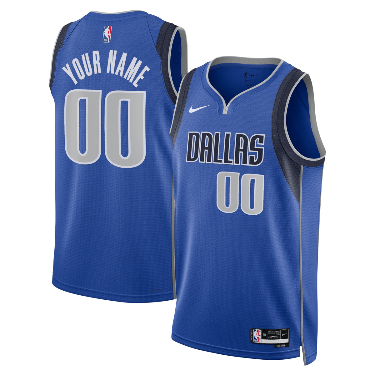 Dallas Mavericks Nike Icon Swingman Jersey - Custom - Unisex