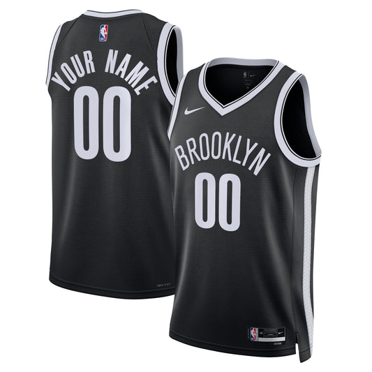 Brooklyn Nets Nike Icon Swingman Jersey - Custom - Unisex