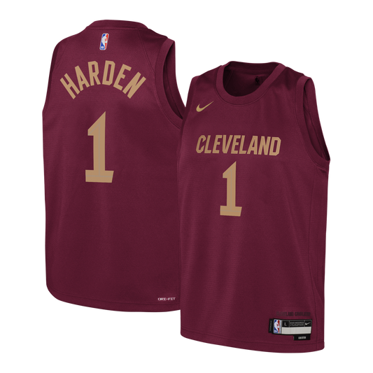 James Harden Cleveland Cavaliers Icon Edition Swingman Jersey - Wine - Youth