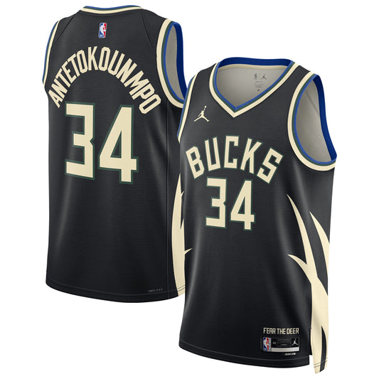 Giannis Antetokounmpo Milwaukee Bucks Swingman Statement Jersey