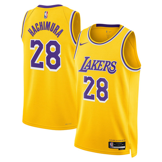 Rui Hachimura Los Angeles Lakers Swingman Icon Jersey - Gold - Youth