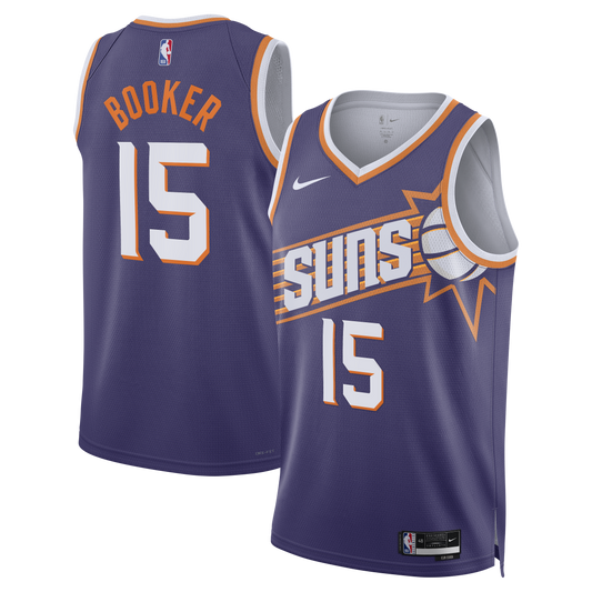 Devin Booker Phoenix Suns Icon Edition Swingman Jersey - Purple - Unisex