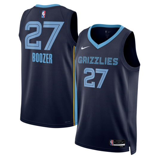Cameron Boozer Memphis Grizzlies Swingman Icon Jersey - Black - Unisex
