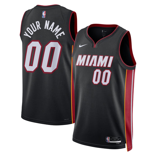 Miami Heat Nike Icon Swingman Jersey - Custom - Unisex