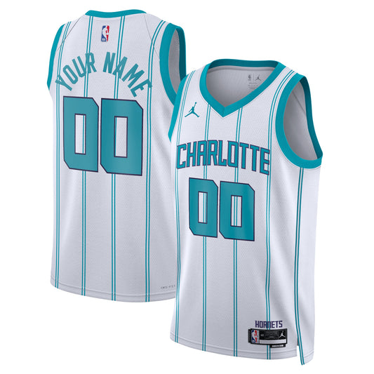 Charlotte Hornets Jordan Association Edition Swingman Jersey - Custom - Unisex