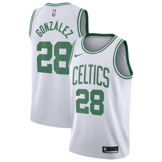 Hugo González Boston Celtics Association Edition Swingman Jersey - White - Youth