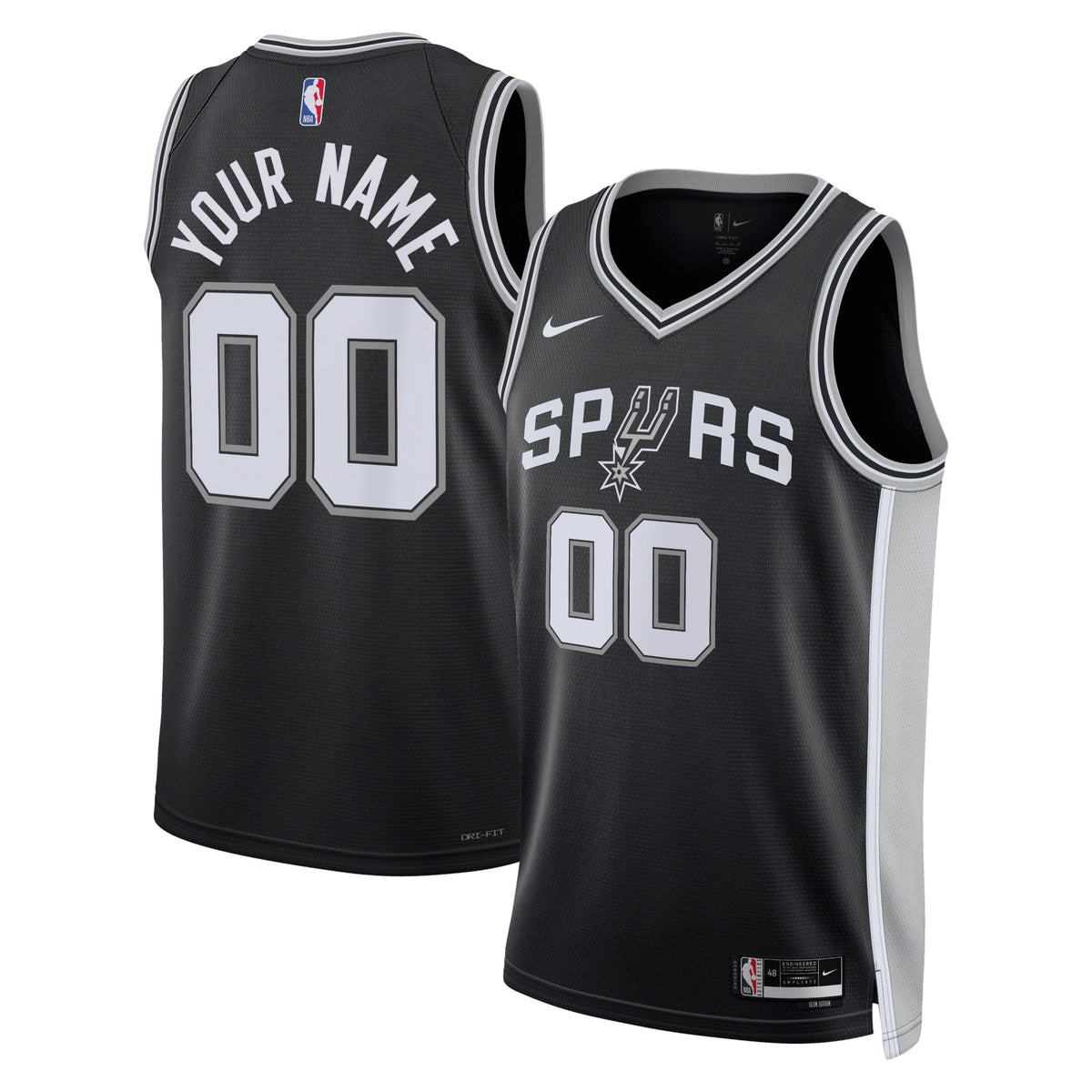 San Antonio Spurs Nike Icon Swingman Jersey - Custom - Unisex
