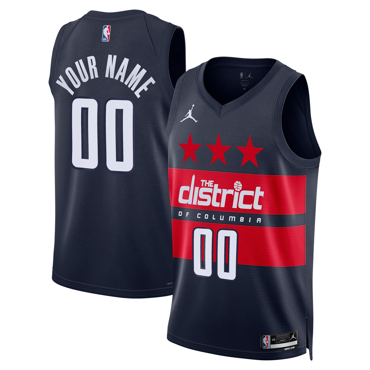 Washington Wizards Jordan NBA Statement Edition Swingman Jersey - Custom