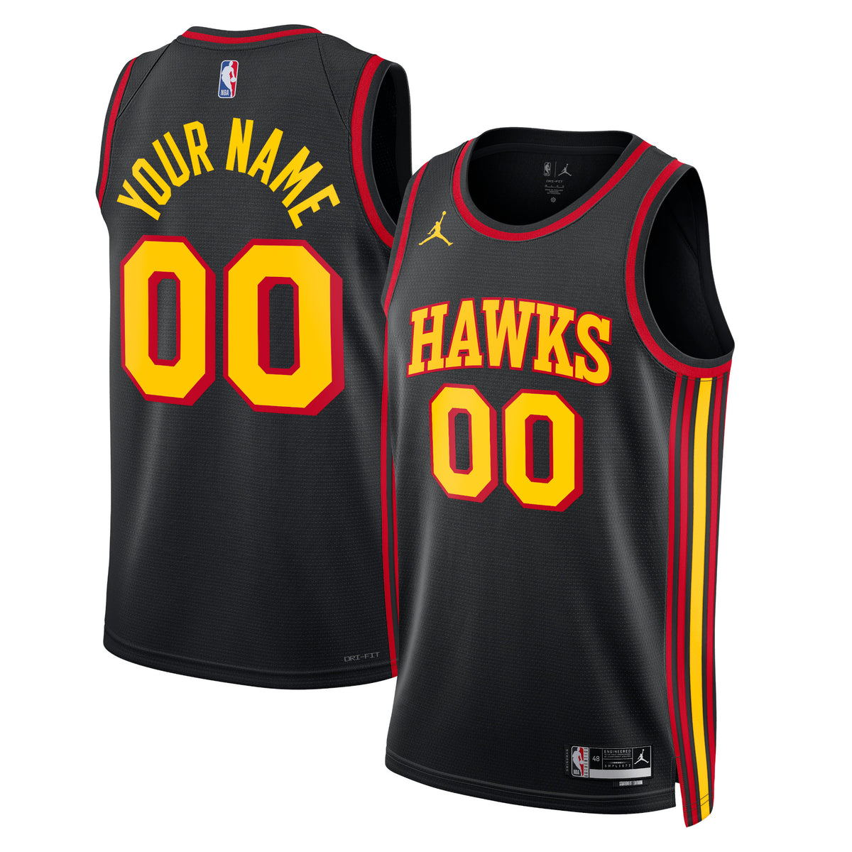 Atlanta Hawks Jordan Statement Swingman Jersey - Custom - Unisex