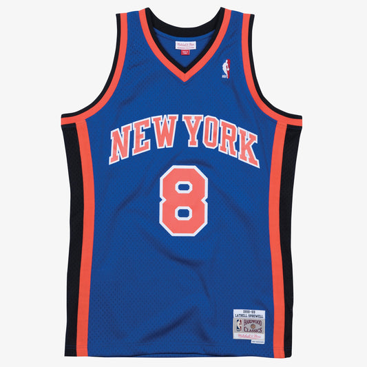 Latrell Sprewell New York Knicks 1998-99 Swingman Road Jersey