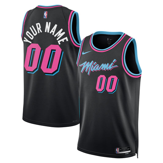 Nike Miami Heat 2025/26 City Edition Swingman Jersey - Custom - Unisex