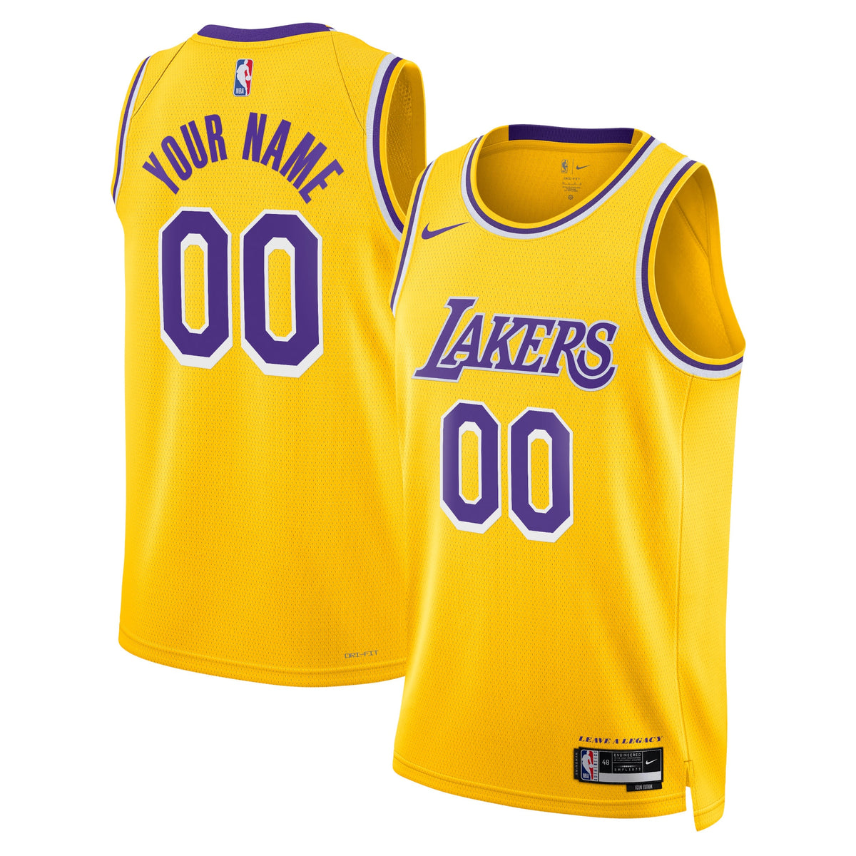 Los Angeles Lakers Nike Icon Swingman Jersey - Custom - Unisex