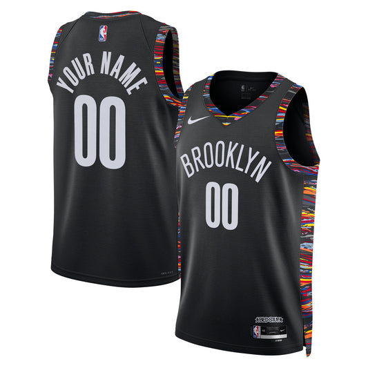 Nike Brooklyn Nets 2025/26 City Edition Swingman Jersey - Custom - Unisex