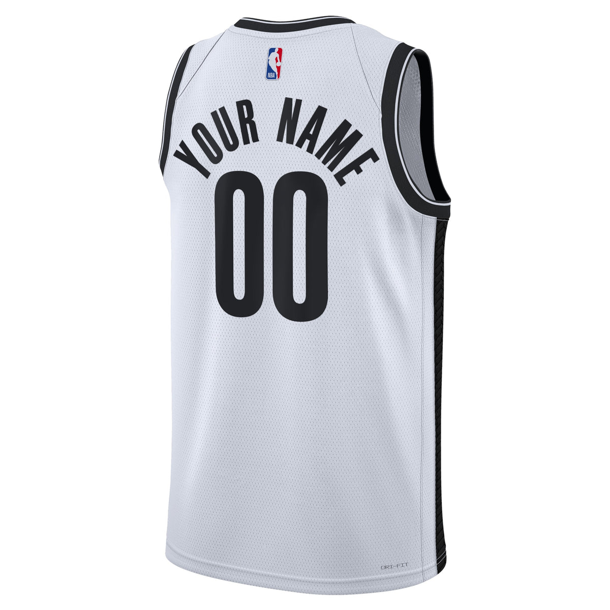 Brooklyn Nets Nike Association Swingman Jersey - Custom - Unisex