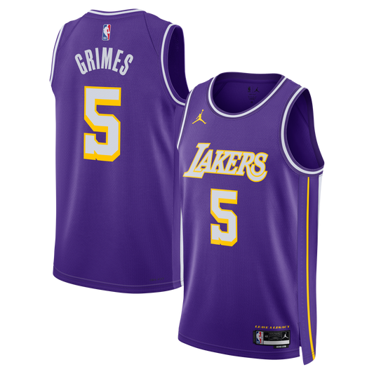 Quentin Grimes Los Angeles Lakers Statement Edition Jersey - Purple - Unisex