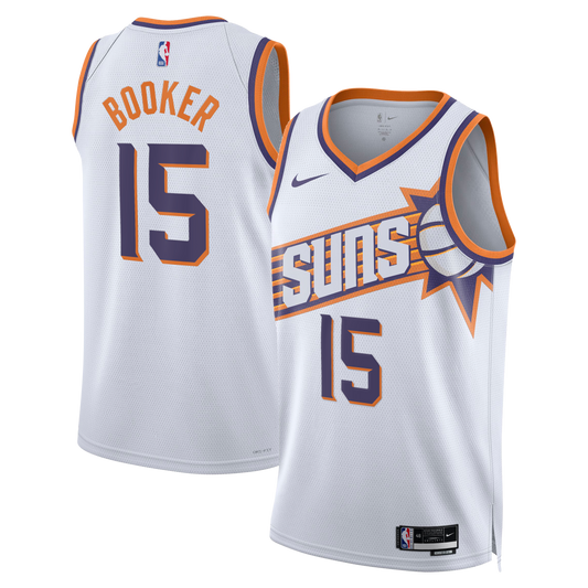 Devin Booker Phoenix Suns Association Edition Swingman Jersey - White - Unisex