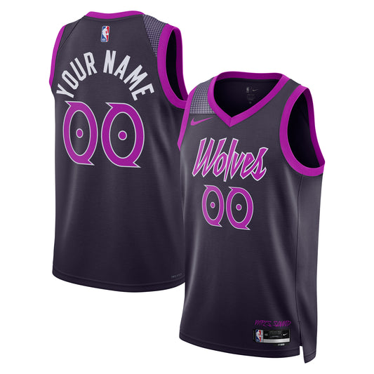 Nike Minnesota Timberwolves 2025/26 City Edition Swingman Jersey - Custom - Unisex