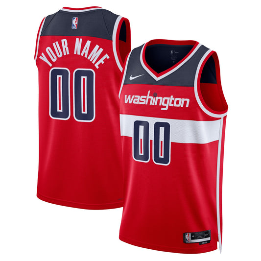 Washington Wizards Nike Icon Swingman Jersey - Custom - Unisex