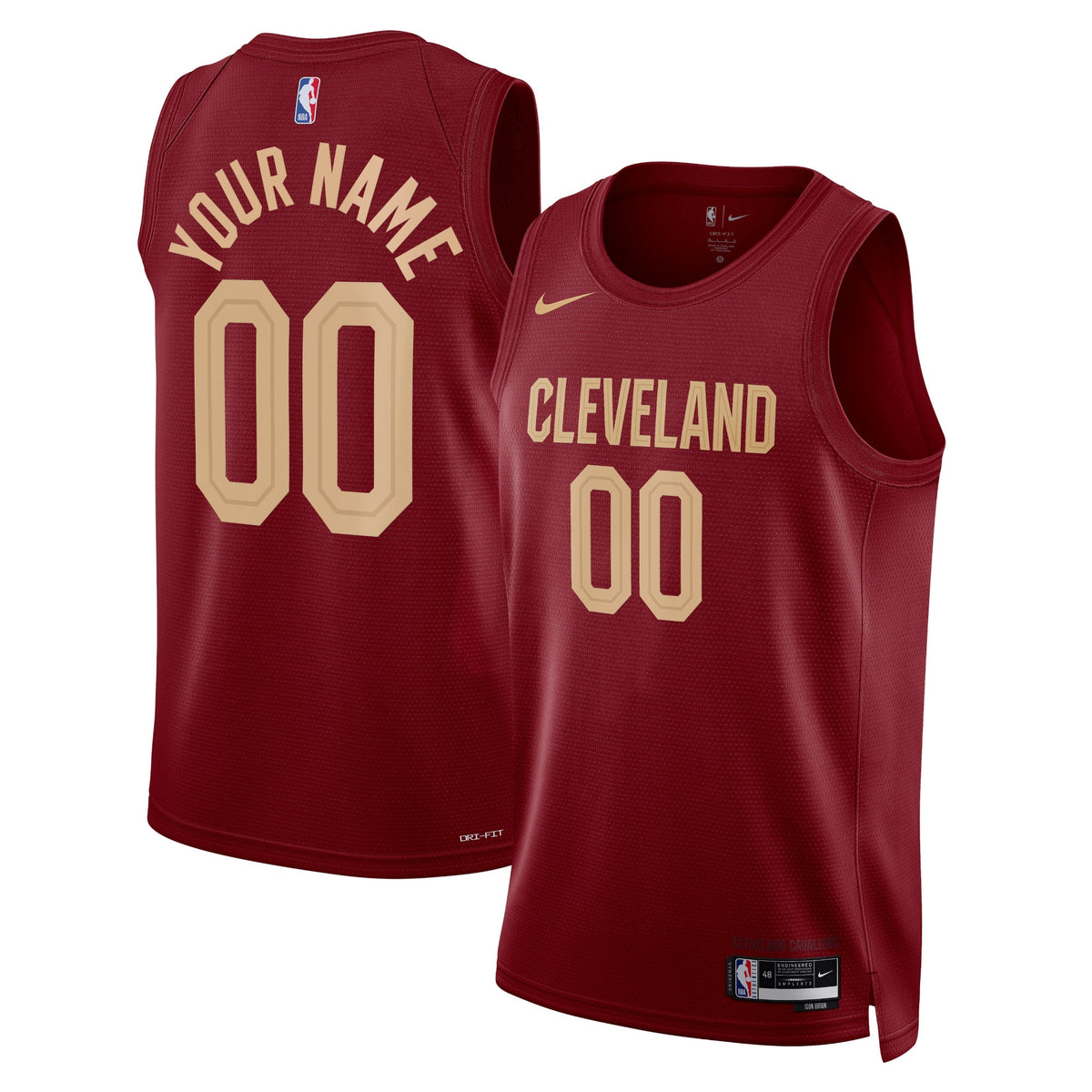 Cleveland Cavaliers Nike Icon Swingman Jersey - Custom - Unisex