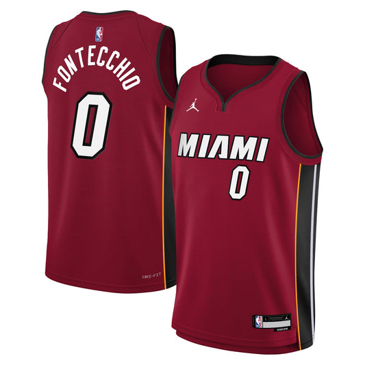 Simone Fontecchio Miami Heat Statement Edition Swingman Jersey - Red - Youth