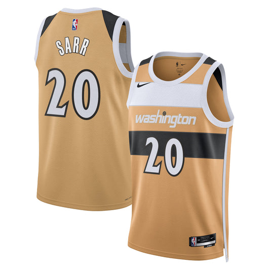 Alex Sarr Washington Wizards 2025/26 City Edition Swingman Jersey - Tan - Unisex