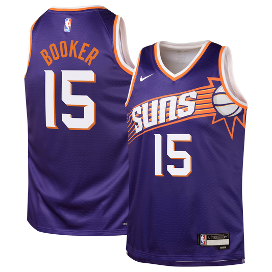 Devin Booker Phoenix Suns Icon Edition Swingman Jersey - Purple - Youth